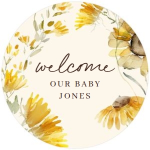 BS_Sunflower_001_Cupcake Topper design preview