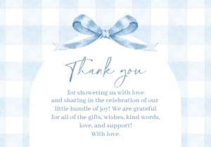 BS_Gingham Blue_001_Thanks & Display design preview