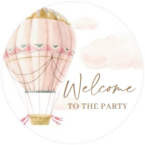 BS_Hot air Balloon Pink_001_Cupcake Topper design preview