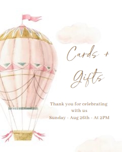 BS_Hot air Balloon Pink_001_Custom Sign 8x10 design preview