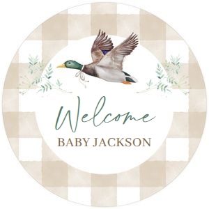 BS_Mallard Duck_002_Cupcake Topper design preview