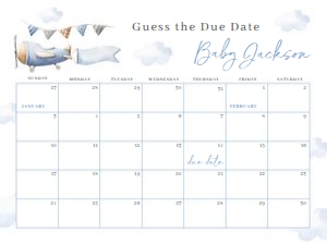 BS_Airplane_001_Calendar due date 24x18 design preview