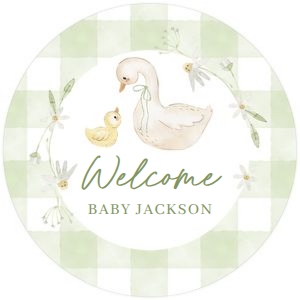 BS_Goose Silly_002_Cupcake Topper design preview