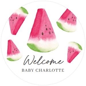 BS_Watermelon_WTMBS002_Cupcake Topper design preview