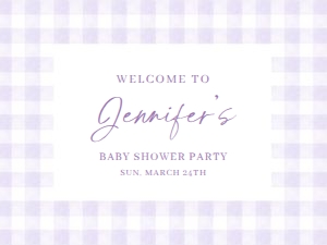 BS_Gingham Purple_PGHBS001_Vinyl Banner 24x18 design preview