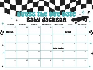 BS_Baby on Board_BBBBS002_Calendar due date 24x18 design preview