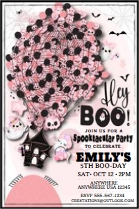 Hey Boo design preview
