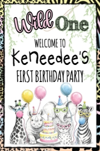 Wild One - Party Pack design preview