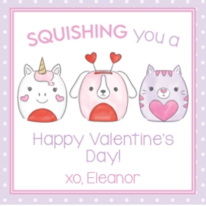 Valentines: Squishmallow design preview