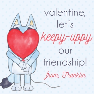 Valentines: Bluey design preview