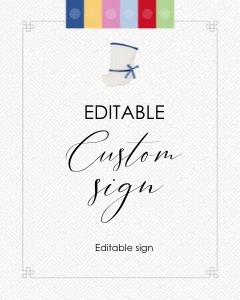 0301 custom sign 8x10: 0301 Dol boy bundle