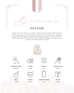 0303 Pink Dol Girl Doljabi sign 16x20: 0303 Pink Dol bundle