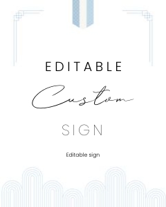 0304 Blue Dol boy custom sign 8x10: 0304 Blue Dol bundle
