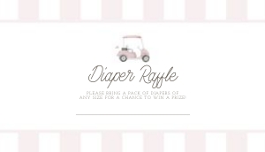0208 pink baby raffle: Celebrate the newest little golfer with our Pink Golf Cart Baby S