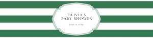 0209 green caddie Water bottle: Green Editable Little Golf Caddy Baby Shower bundle, Custom digit