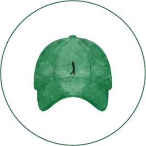 0209 green caddie cake topper: Green Editable Little Golf Caddy Baby Shower bundle, Custom digit