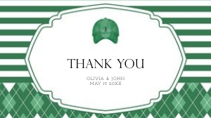 0209 green caddie gift box label: Green Editable Little Golf Caddy Baby Shower bundle, Custom digit