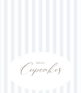 0308 blue folded food menu card 3.5x2: Celebrate your little one's special day with our Blue One Silly G