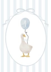 0308 blue happy birthday banner 5x7: Celebrate your little one's special day with our Blue One Silly G