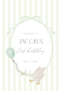 0308 green Welcome sign 24x36: 03083 green silly goose bundle