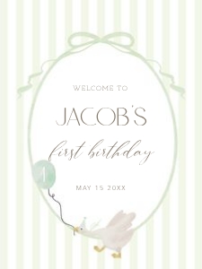 0308 green Welcome sign 18x24: 03083 green silly goose bundle