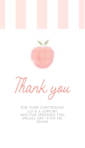 0210 peach 3.5x2 tag: peach baby shower, baby shower bundle, girl baby shower, editable