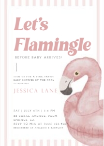 2013 Flamingo invitation: 2013 Flamingo mini set