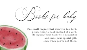 2013 watermelon books for baby 3.5x2: 2013 watermelon mini set