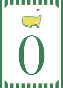 0313 Green One banner: 0313 green golf masters photo banner