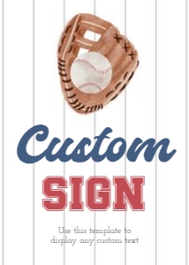 0315 Custom sign 5x7: 0315 baseball bundle