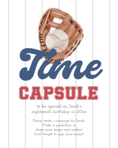 0315 time capsule sign 8x10: 0315 baseball bundle