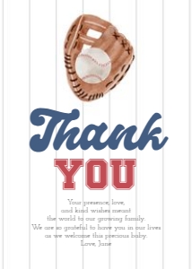 0315 thank you card: 0315 baseball bundle
