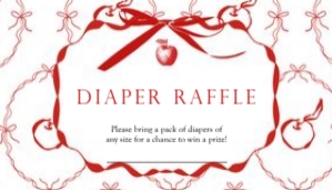 2020 red apple baby shower baby raffle: 2020 red apple mini bundle