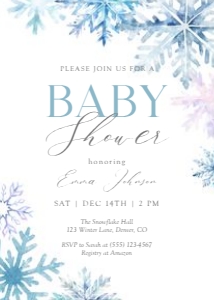 2024 blue winter wonderland baby shower: 2024 blue winter wonderland mini set