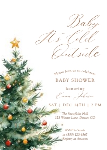 2024 Christmas tree baby it's cold outside: 2024 baby it's cold outside