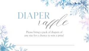 2024 blue winter wonderland baby raffle: 2024 blue winter wonderland mini set
