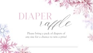 2024 pink winter wonderland baby raffle: 2024 pink winter wonderland mini set