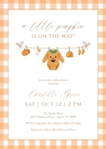 2028 pumpkin invitation: 2028 pumpkin bundle