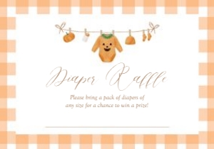 2028 pumpkin baby shower 5x3.5 baby raffle: 2028 pumpkin bundle