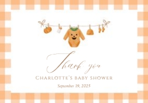 2028 pumpkin thank you card: 2028 pumpkin bundle