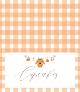 2028 pumpkin baby shower Folded food menu card: 2028 pumpkin bundle
