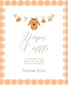 2028 pumpkin baby shower Diaper raffle sign: 2028 pumpkin bundle