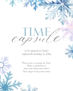 0319 blue onderland time capsule sign 8x10: 01 bundle