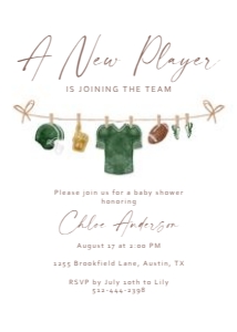 2032 A New Player football invite: 2032 a new player invite