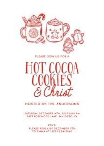 2033 whimsical Cocoa Christ invite: 2033 hot cocoa Christ invite2