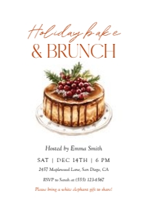 2033 baking brunch invite design preview