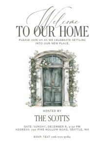 2035 welcome to our home invite design preview