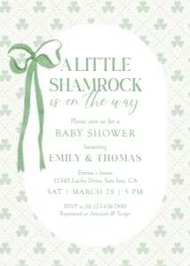 0804 Shamrock baby shower invite2: 0804 shamrock baby shower invite2
