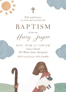 0502 Jesus baptism invite: 0502 Jesus baptism invite