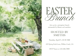 0805 green garden easter brunch invite design preview